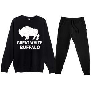 Great White Buffalo Premium Crewneck Sweatsuit Set