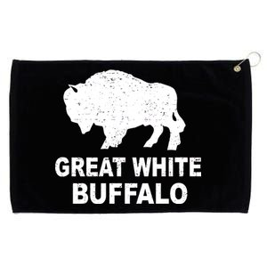 Great White Buffalo Grommeted Golf Towel