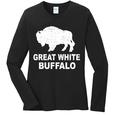 Great White Buffalo Ladies Long Sleeve Shirt