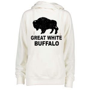 Great White Buffalo Womens Funnel Neck Pullover Hood