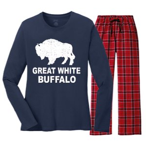 Great White Buffalo Women's Long Sleeve Flannel Pajama Set 