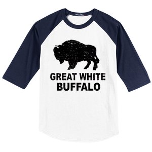 Great White Buffalo Baseball Sleeve Shirt