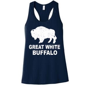 Great White Buffalo Women's Racerback Tank