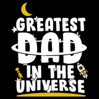 Greatest Dad In The Universe Flexfit Unipanel Trucker Cap