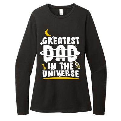 Greatest Dad In The Universe Womens CVC Long Sleeve Shirt