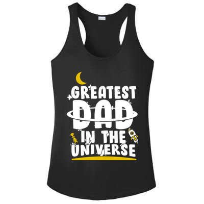 Greatest Dad In The Universe Ladies PosiCharge Competitor Racerback Tank