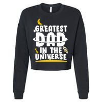 Greatest Dad In The Universe Cropped Pullover Crew