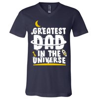 Greatest Dad In The Universe V-Neck T-Shirt