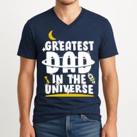 Greatest Dad In The Universe V-Neck T-Shirt