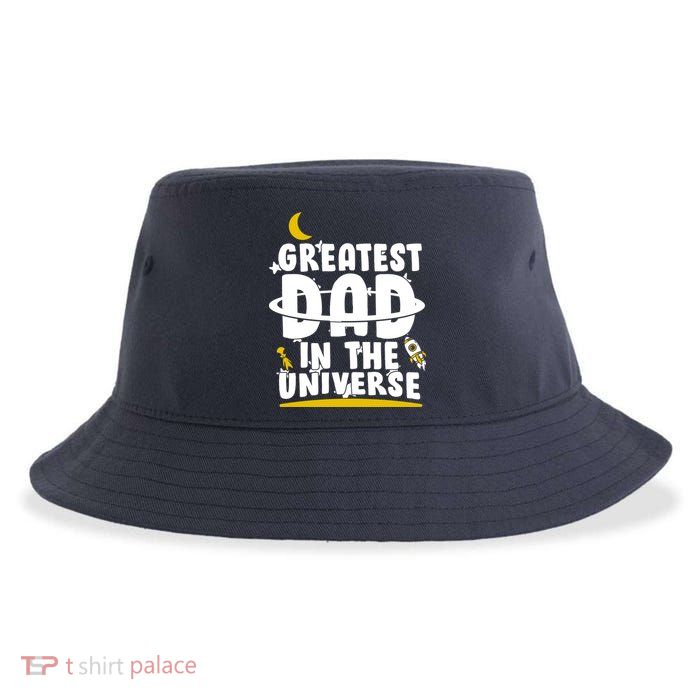 Greatest Dad In The Universe Sustainable Bucket Hat