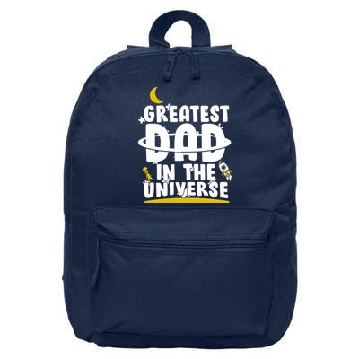 Greatest Dad In The Universe 16 in Basic Backpack