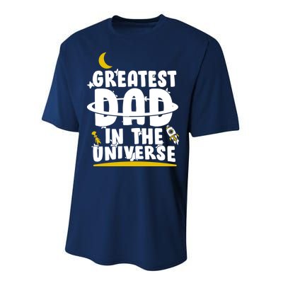 Greatest Dad In The Universe Performance Sprint T-Shirt