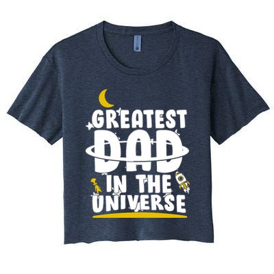 Greatest Dad In The Universe Crop Top