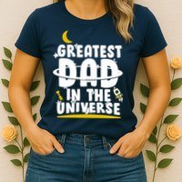 Greatest Dad In The Universe Womens T-Shirt