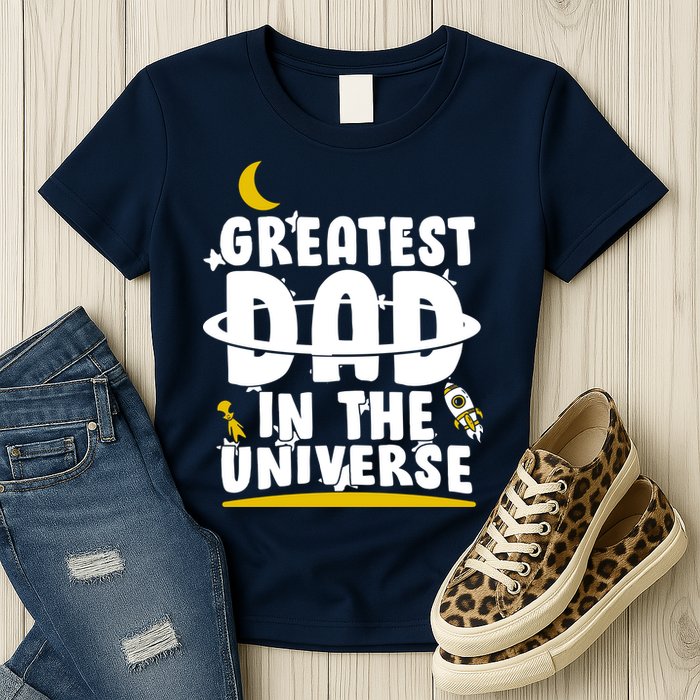 Greatest Dad In The Universe Womens T-Shirt