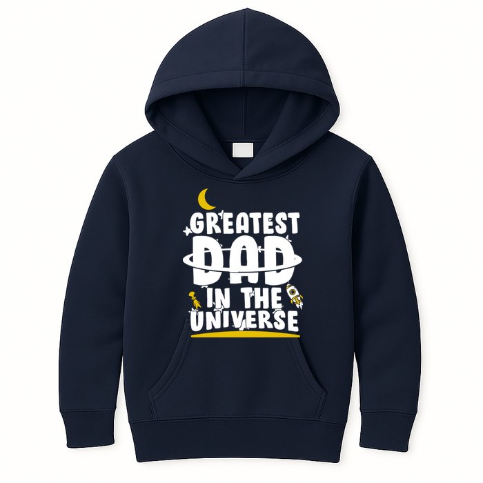 Greatest Dad In The Universe Kids Hoodie