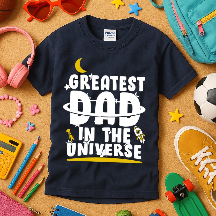 Greatest Dad In The Universe Kids T-Shirt