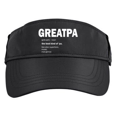 Greatpa The Best Kind Of Pa Adult Drive Performance Visor