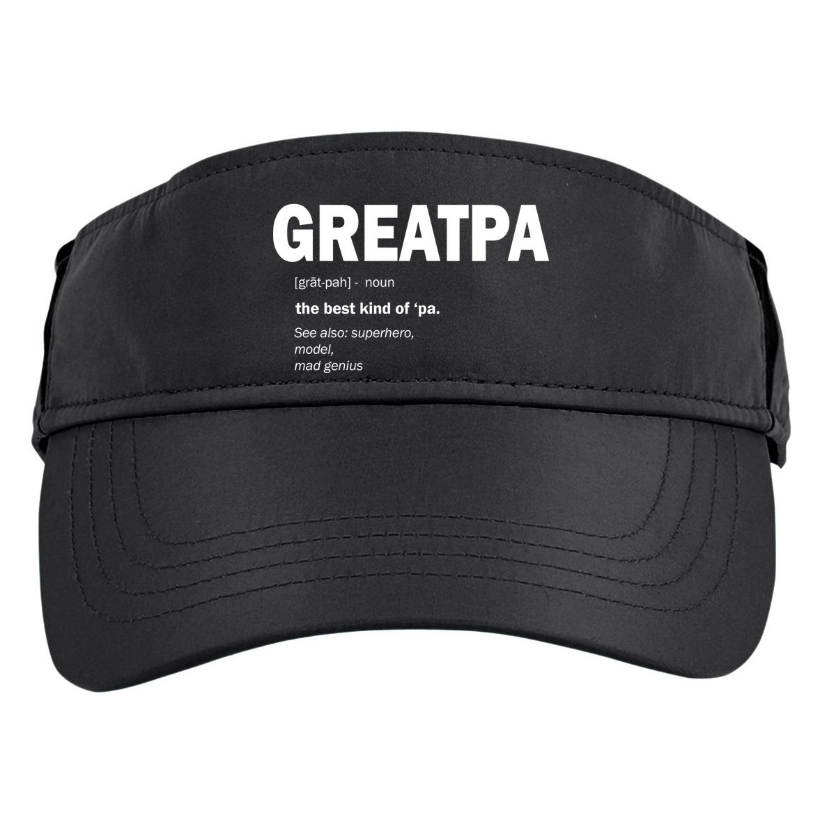 Greatpa The Best Kind Of Pa Adult Drive Performance Visor