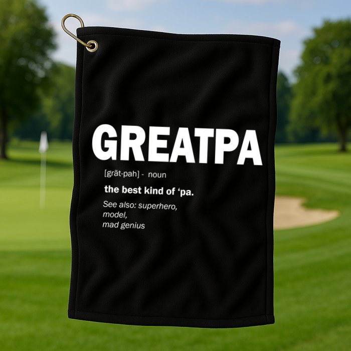 Greatpa The Best Kind Of Pa Golf Towel