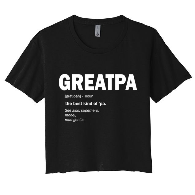 Greatpa The Best Kind Of Pa Crop Top