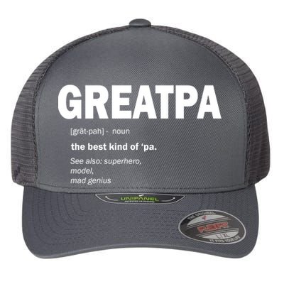 Greatpa The Best Kind Of Pa Flexfit Unipanel Trucker Cap