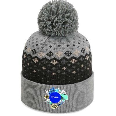 Greece The Baniff Cuffed Pom Beanie