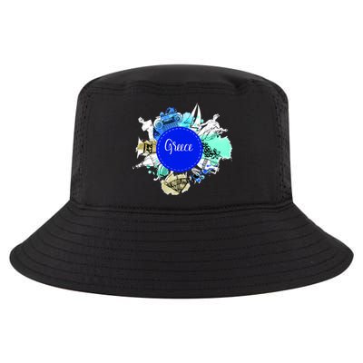 Greece Cool Comfort Performance Bucket Hat