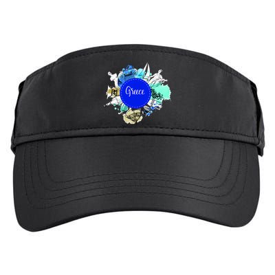 Greece Adult Drive Performance Visor