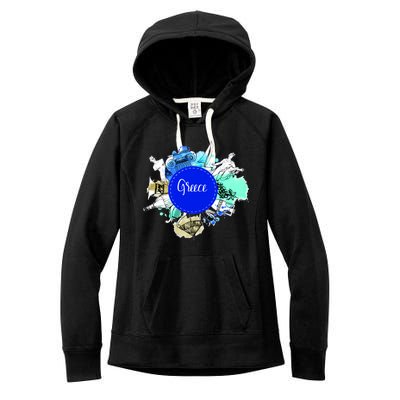 Greece Women's Fleece Hoodie