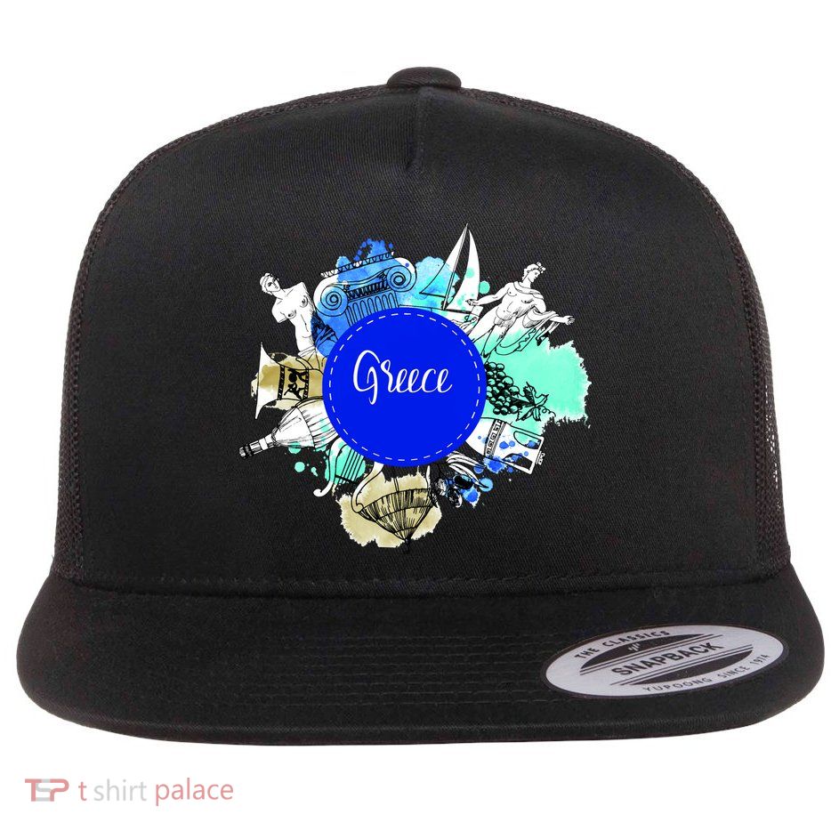 Greece Flatbill Hat