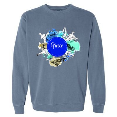 Greece Garment-Dyed Sweatshirt