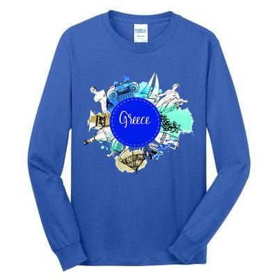 Greece Tall Long Sleeve T-Shirt