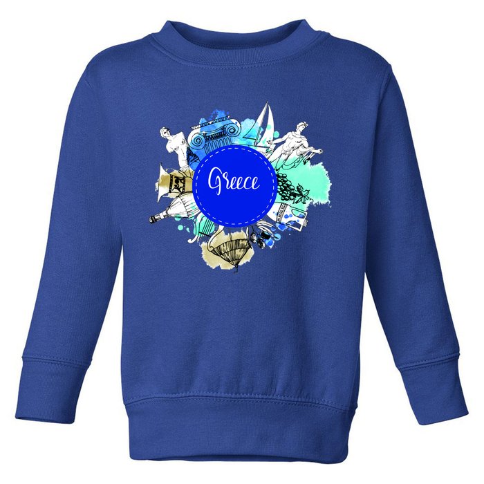 Greece Toddler Sweatshirt