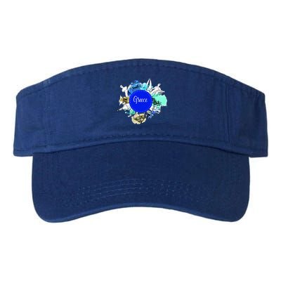 Greece Valucap Bio-Washed Visor