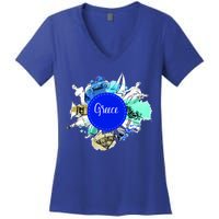 Greece Women's V-Neck T-Shirt