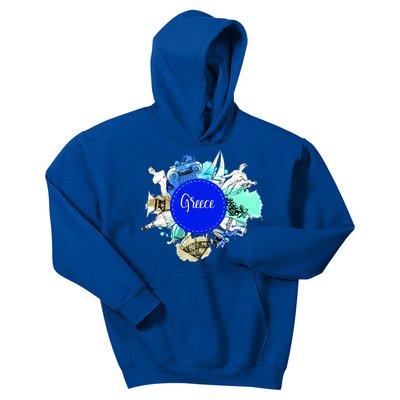 Greece Kids Hoodie