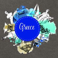 Greece Cotton Canvas Backpack