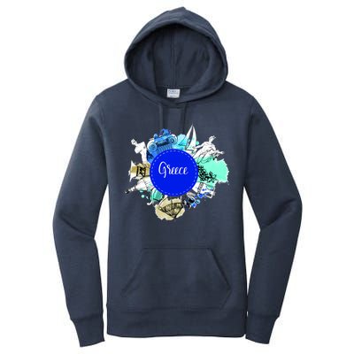 Greece Women's Pullover Hoodie