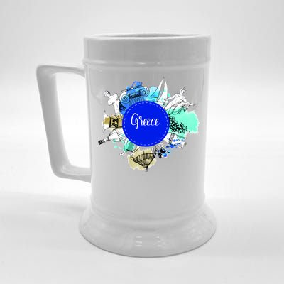 Greece Beer Stein