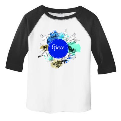 Greece Toddler Fine Jersey T-Shirt