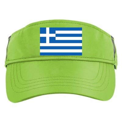 Greece Flag Adult Drive Performance Visor