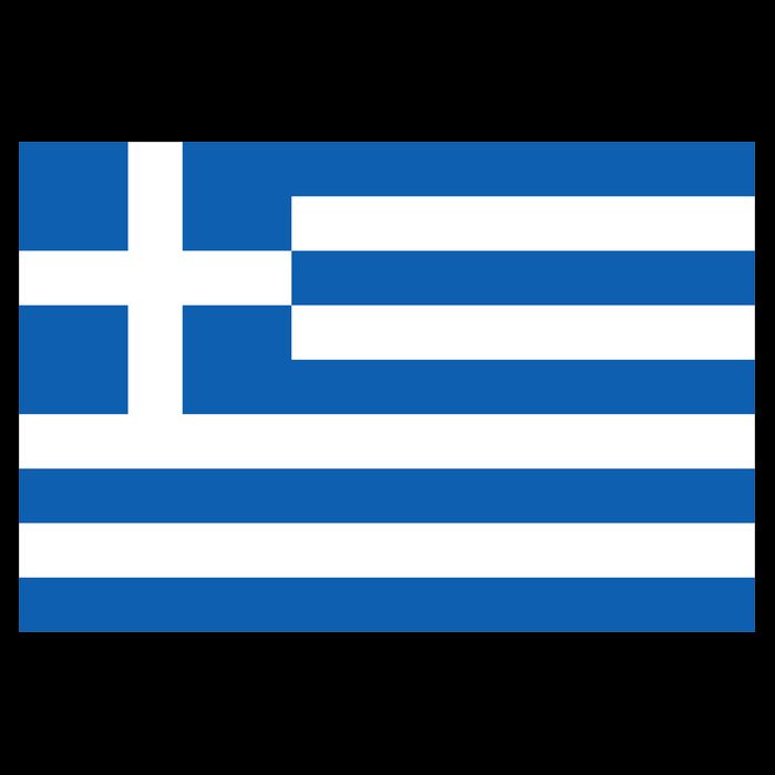 Greece Flag Cooling Performance Crew T-Shirt