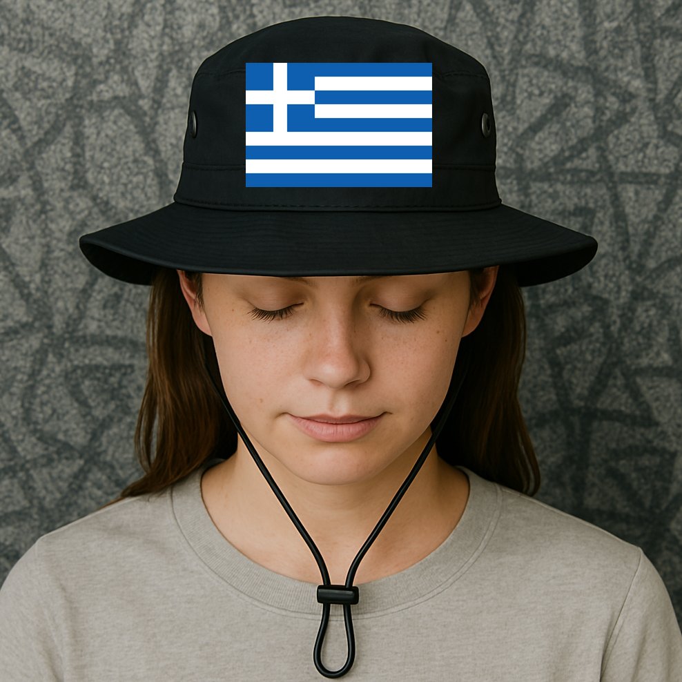 Greece Flag Bucket Hat