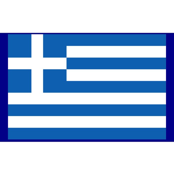 Greece Flag Bumper Sticker