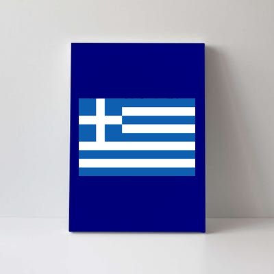 Greece Flag Canvas