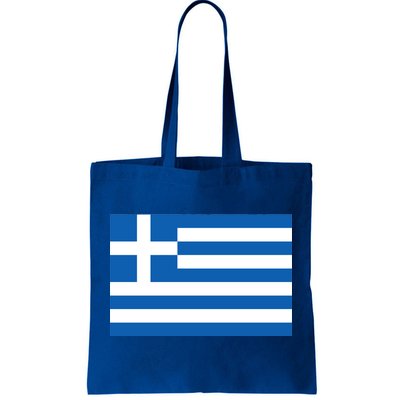 Greece Flag Tote Bag