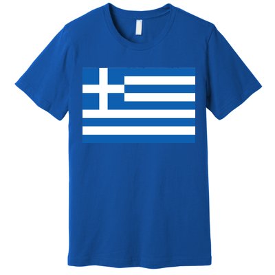 Greece Flag Premium T-Shirt