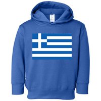 Greece Flag Toddler Hoodie