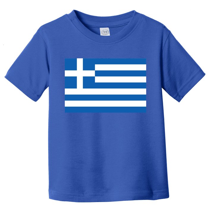 Greece Flag Toddler T-Shirt